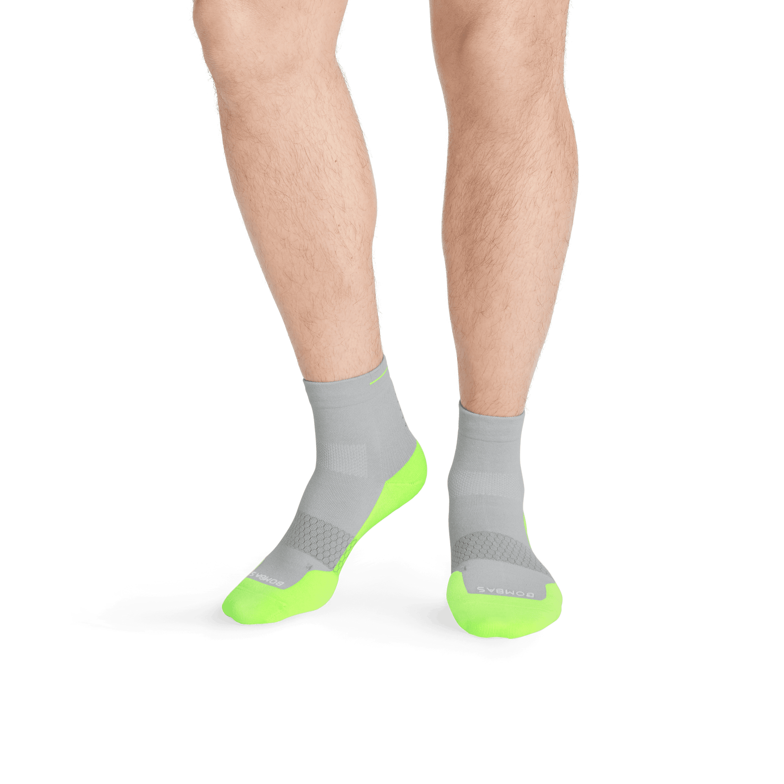 Running Quarter Socks harborgrey-neonyellow-mo-2-transparent