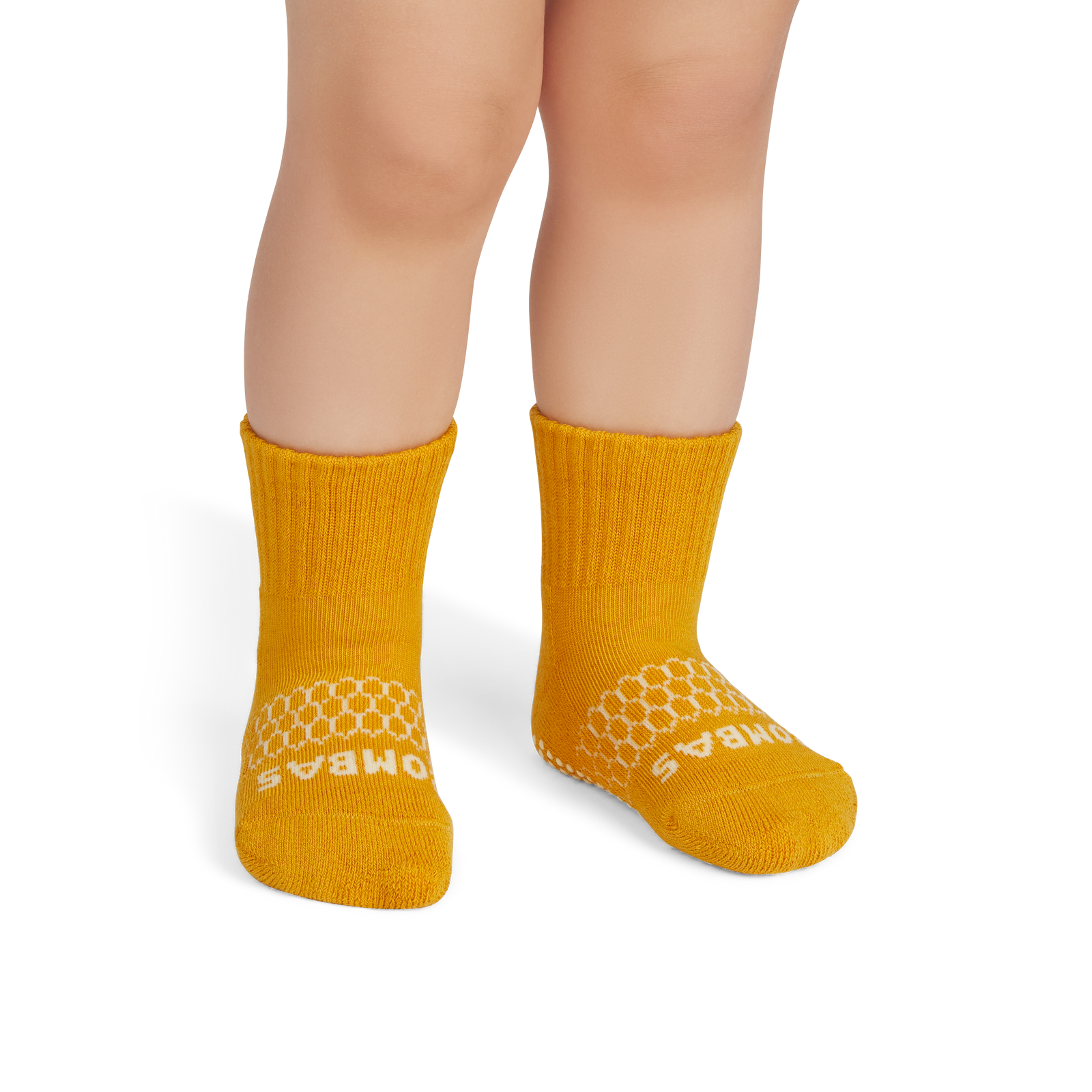Toddler Gripper Calf Socks - orchre TO1 [7579]