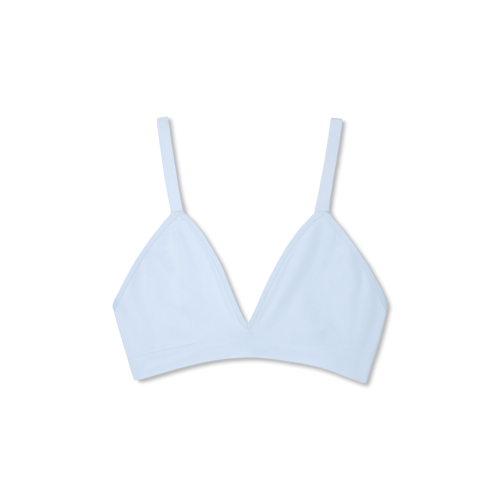 Women's Seamless Triangle Bralette - Halo Blue L [7665]