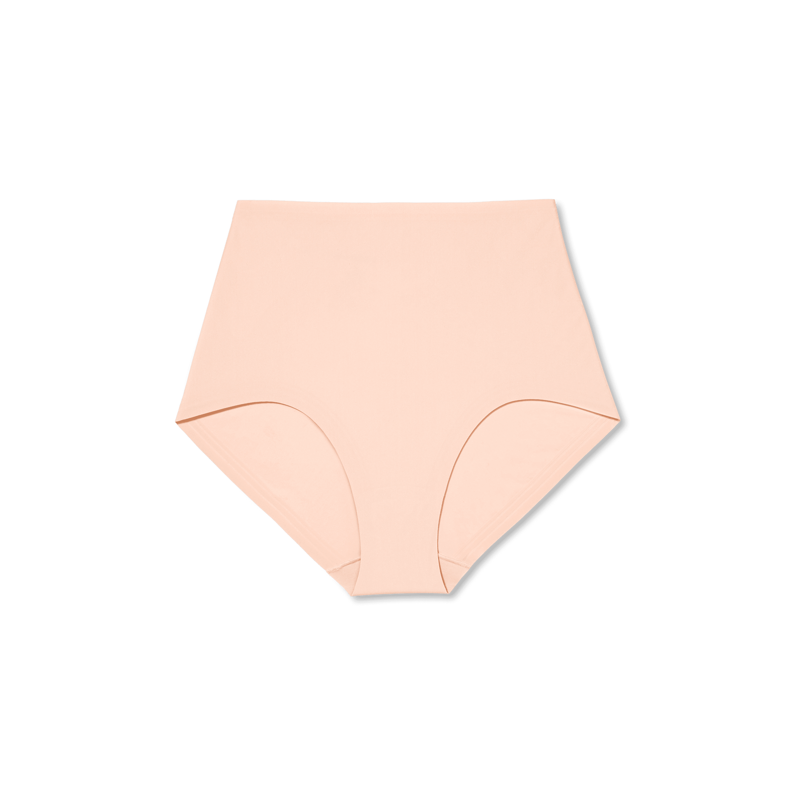 Women’s No Show High Rise Boyshort - Pink Sandstone - L Front [7691]