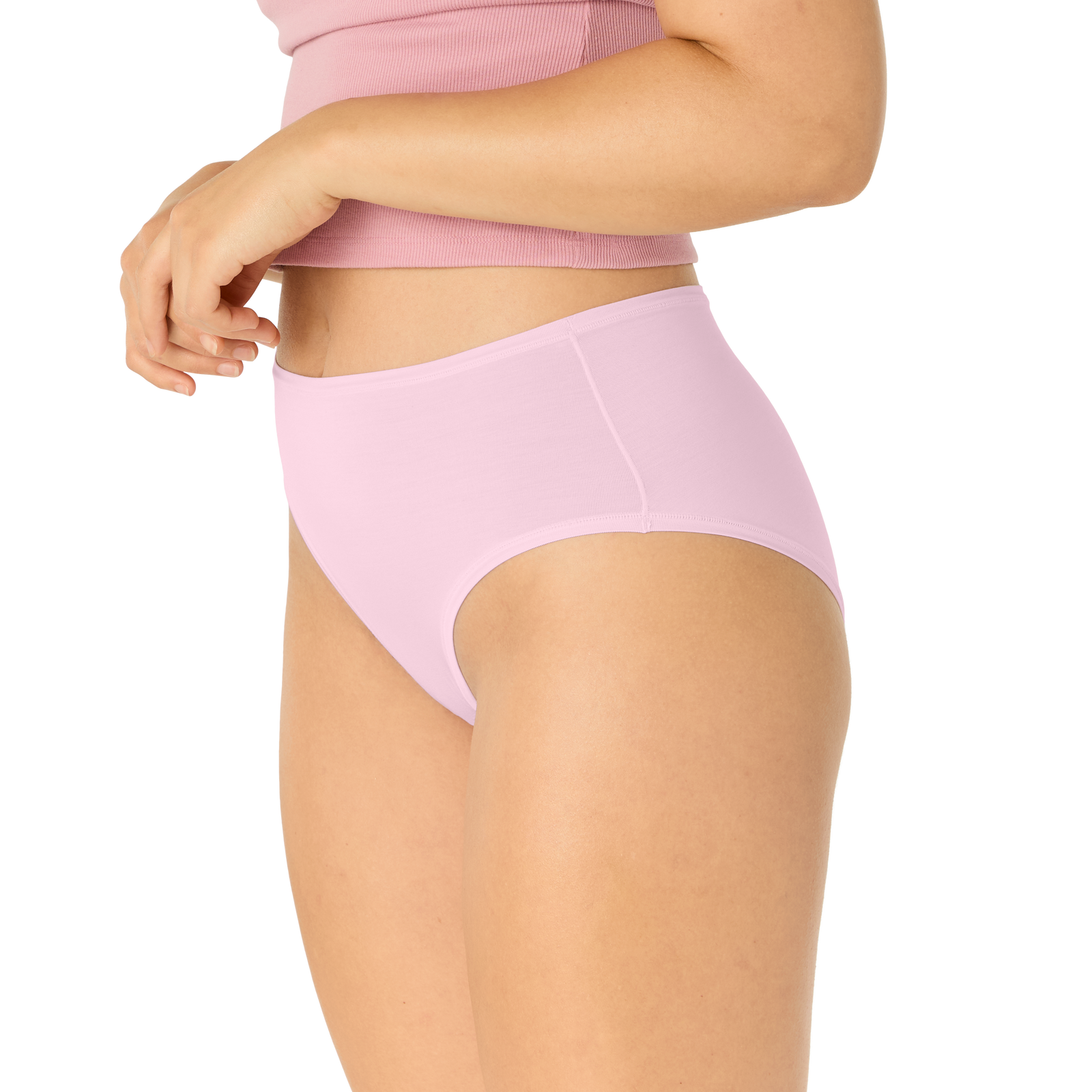 Women's Super Soft High Rise Full Brief - Cloud Pink WO3 [7708]