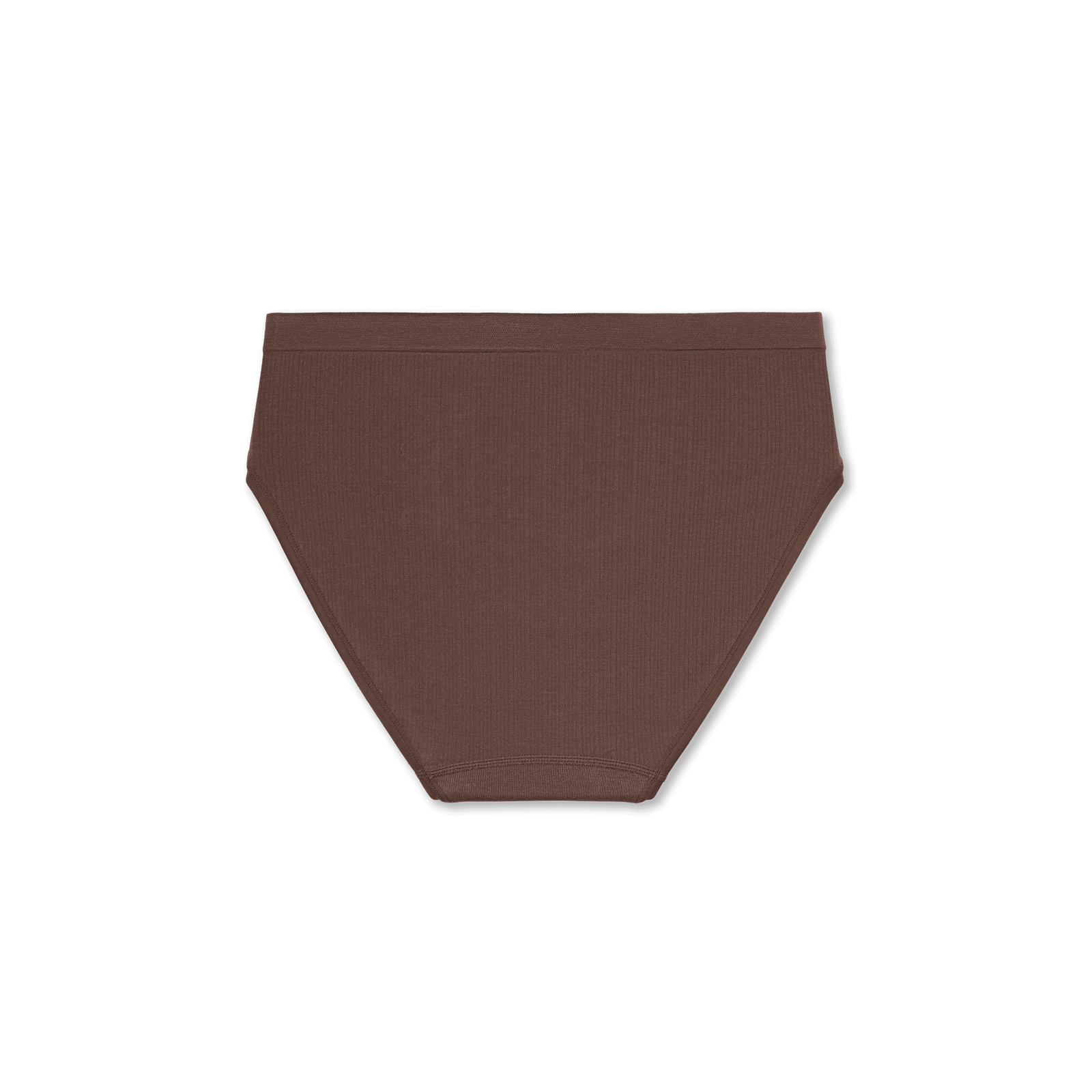 Women's Ribbed Seamless Brief - Hickory L Back [7716]