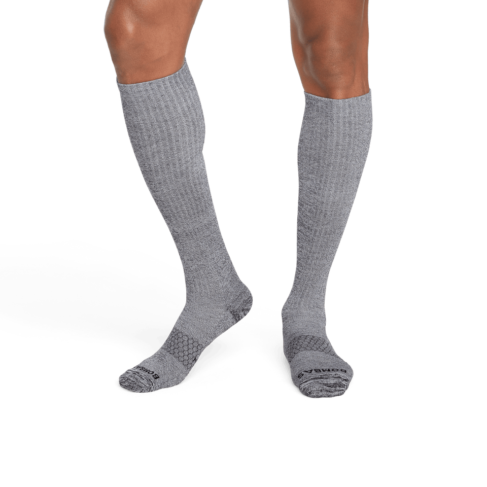 Everyday Compression Knee High Socks (15-20mmHg) - Charcoal - MO1 [7760]