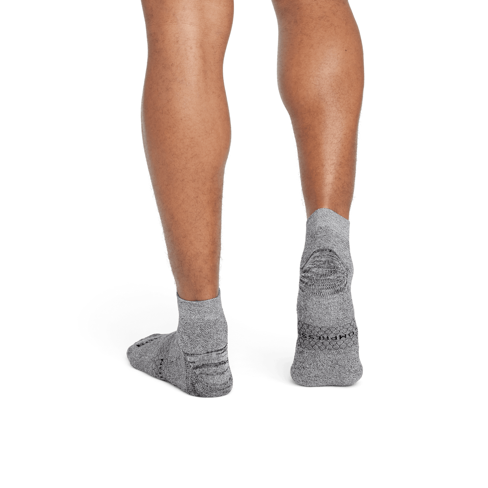 Ankle Compression Socks - Charcoal - MO2 [7762]