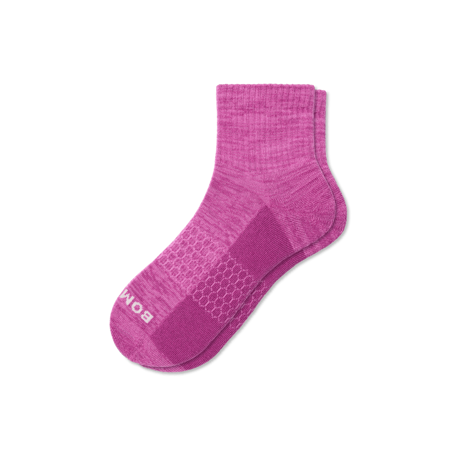 Women’s Two Tone Quarter Socks - Studio Home Fit