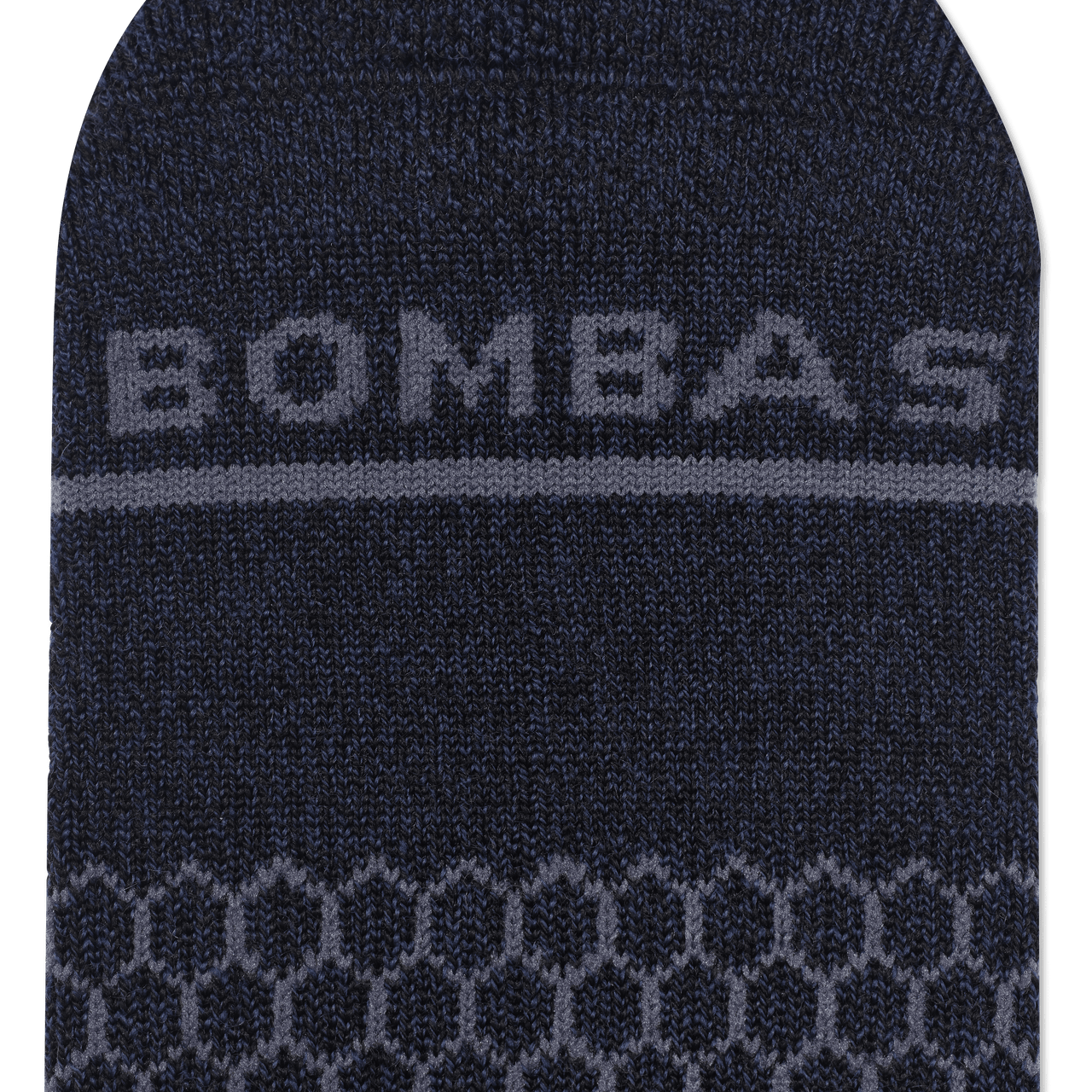 Merino Wool Blend Calf Socks - Navy Detail [7800]