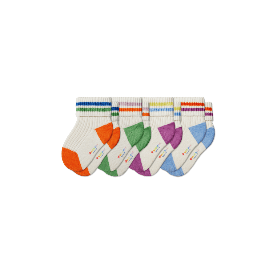 Toddler Pride Calf Sock 4-Pack - Classic Lounge Move