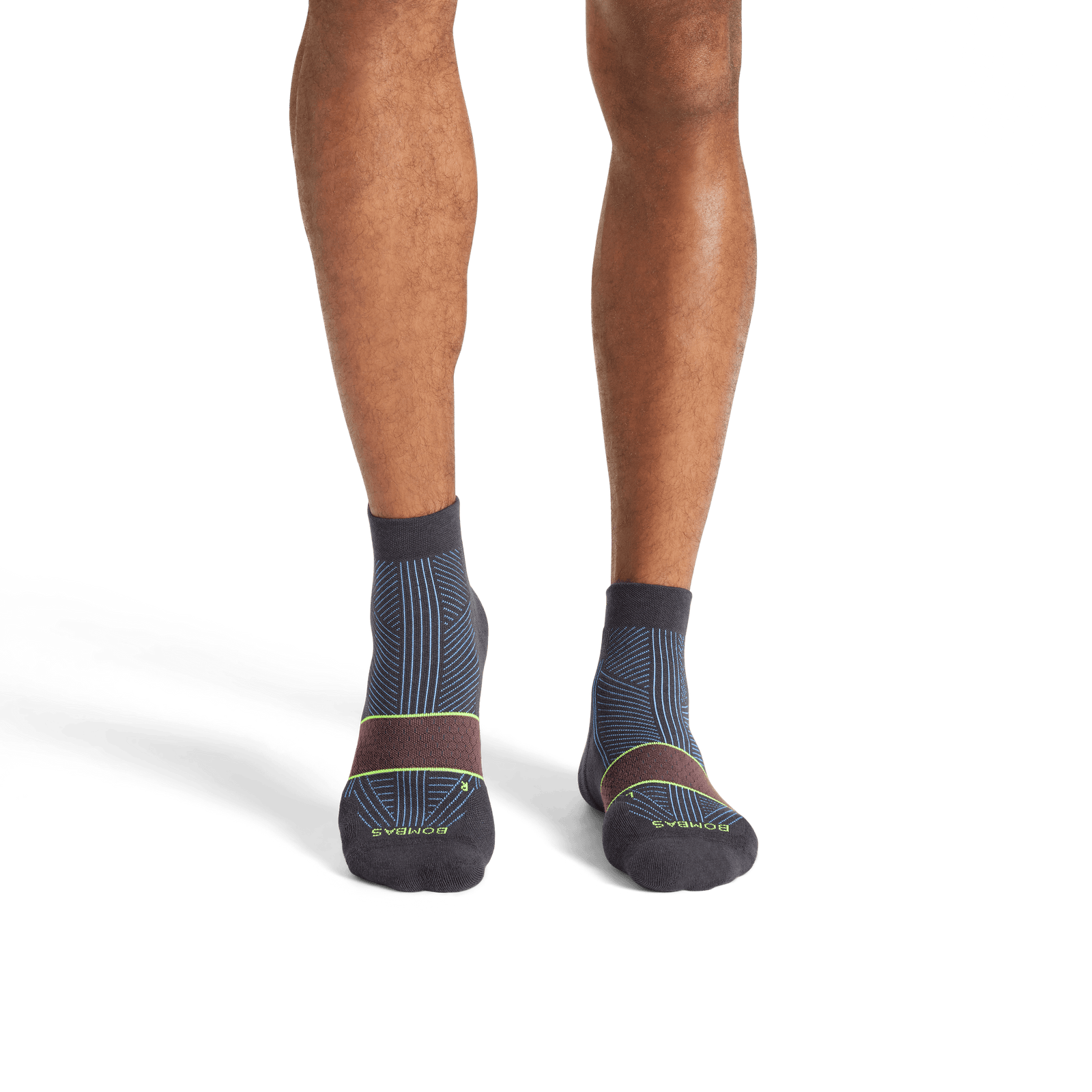 Running Quarter Socks - Charcoal Mineral Purple MO1 [8064]