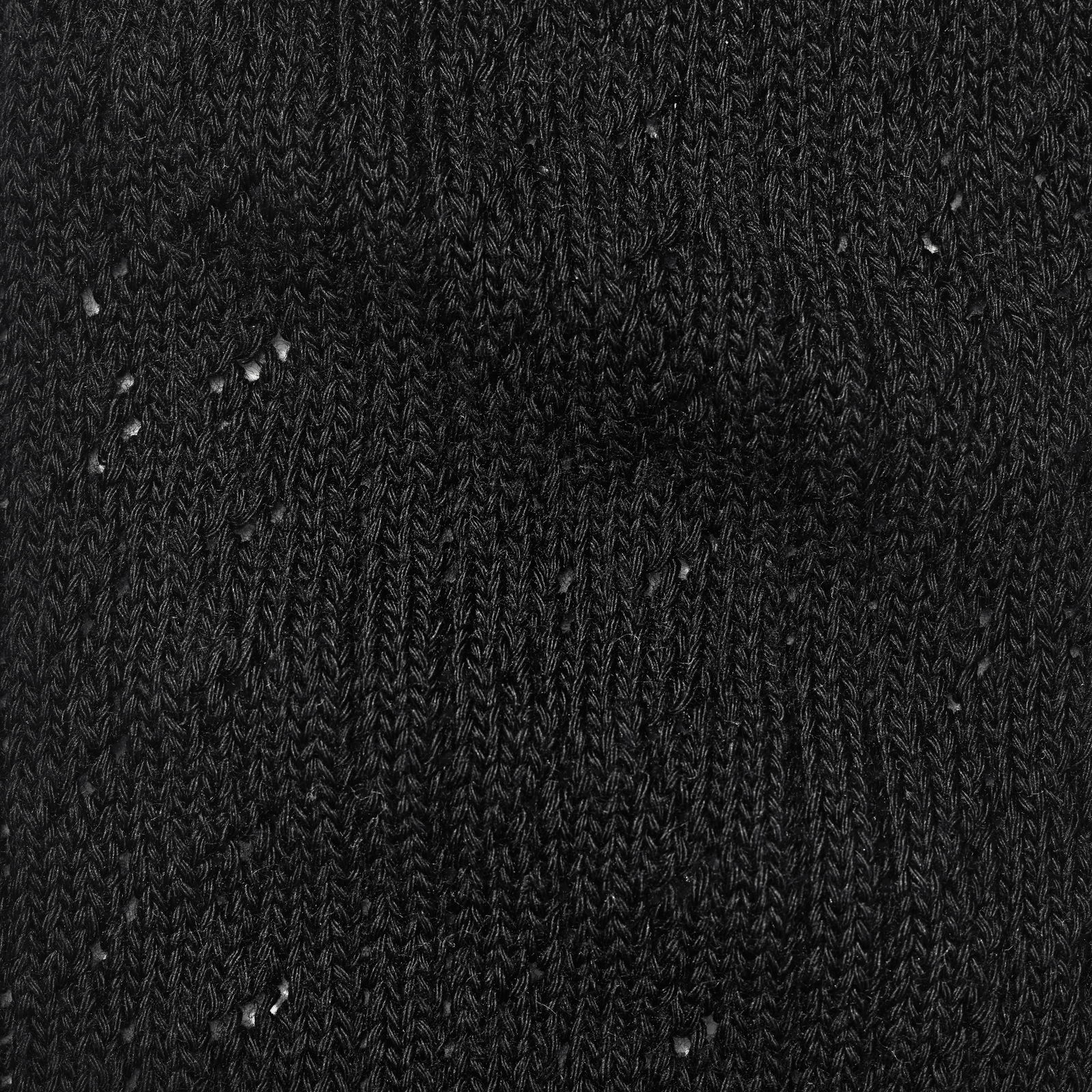 Women’s Pointelle Calf Sock - Black Detail [8086]