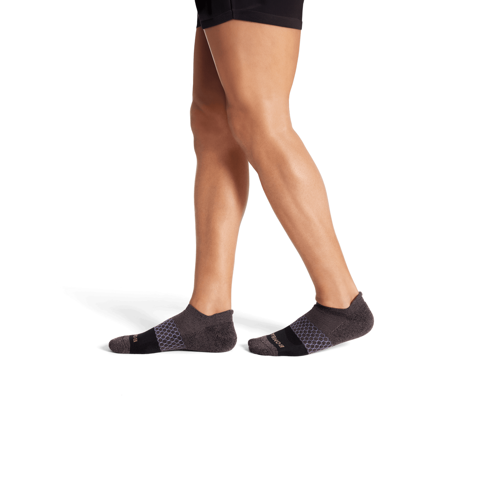 Marl Ankle Socks - Black / Mineral Purple MO2 [8101]