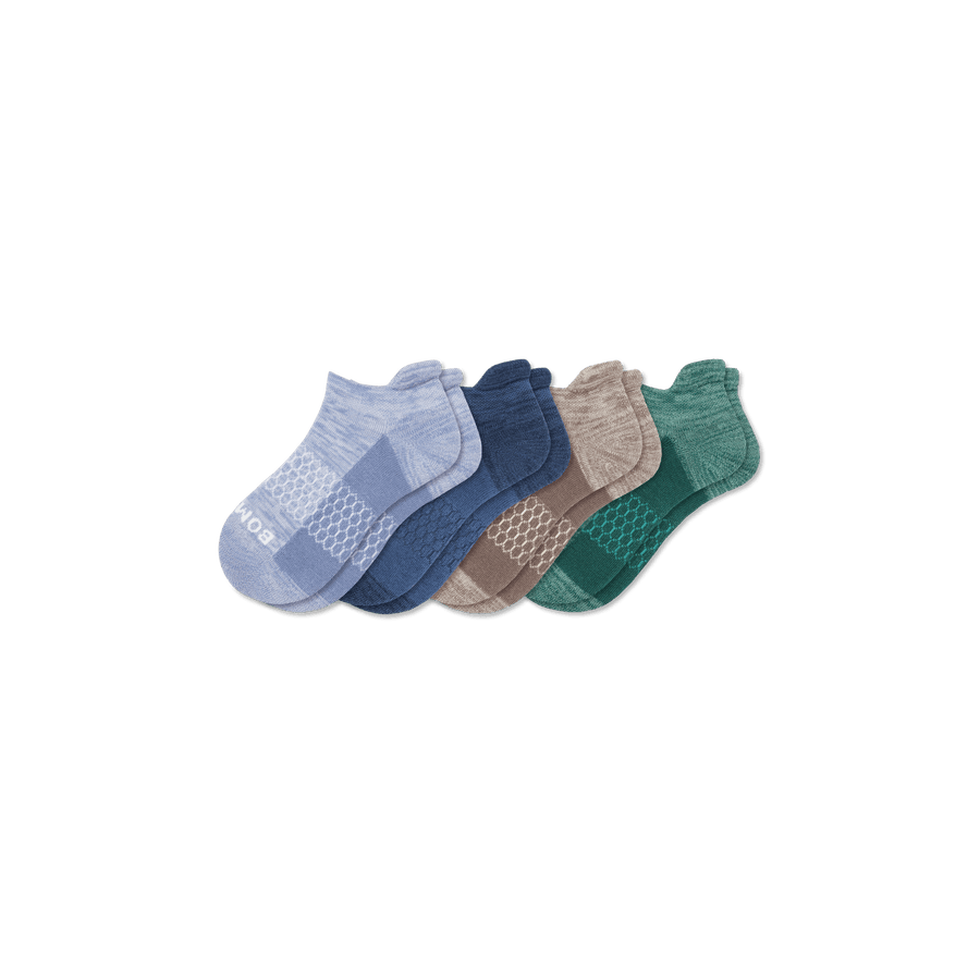 Youth Two Tone Ankle Sock 4-Pack - Cushion Lounge Rotation