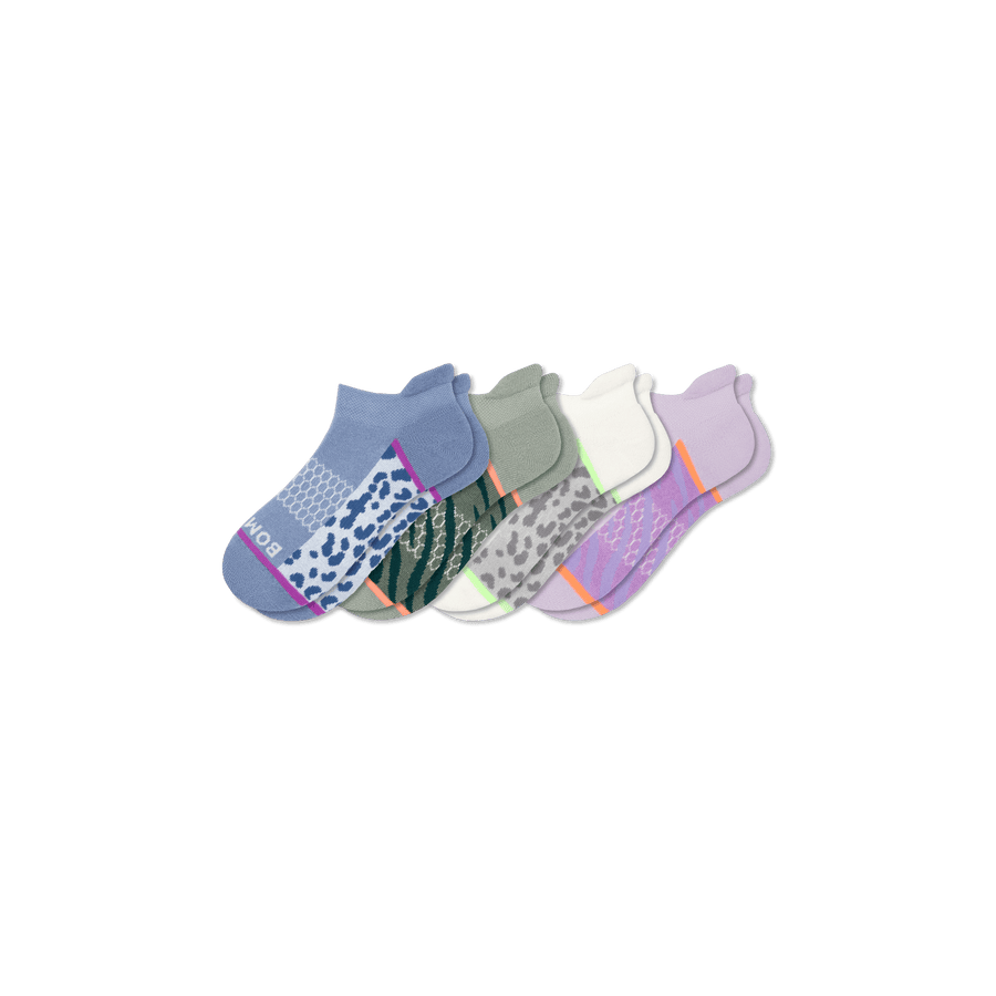 Youth Wild Wear Ankle Sock 4-Pack - Travel Step