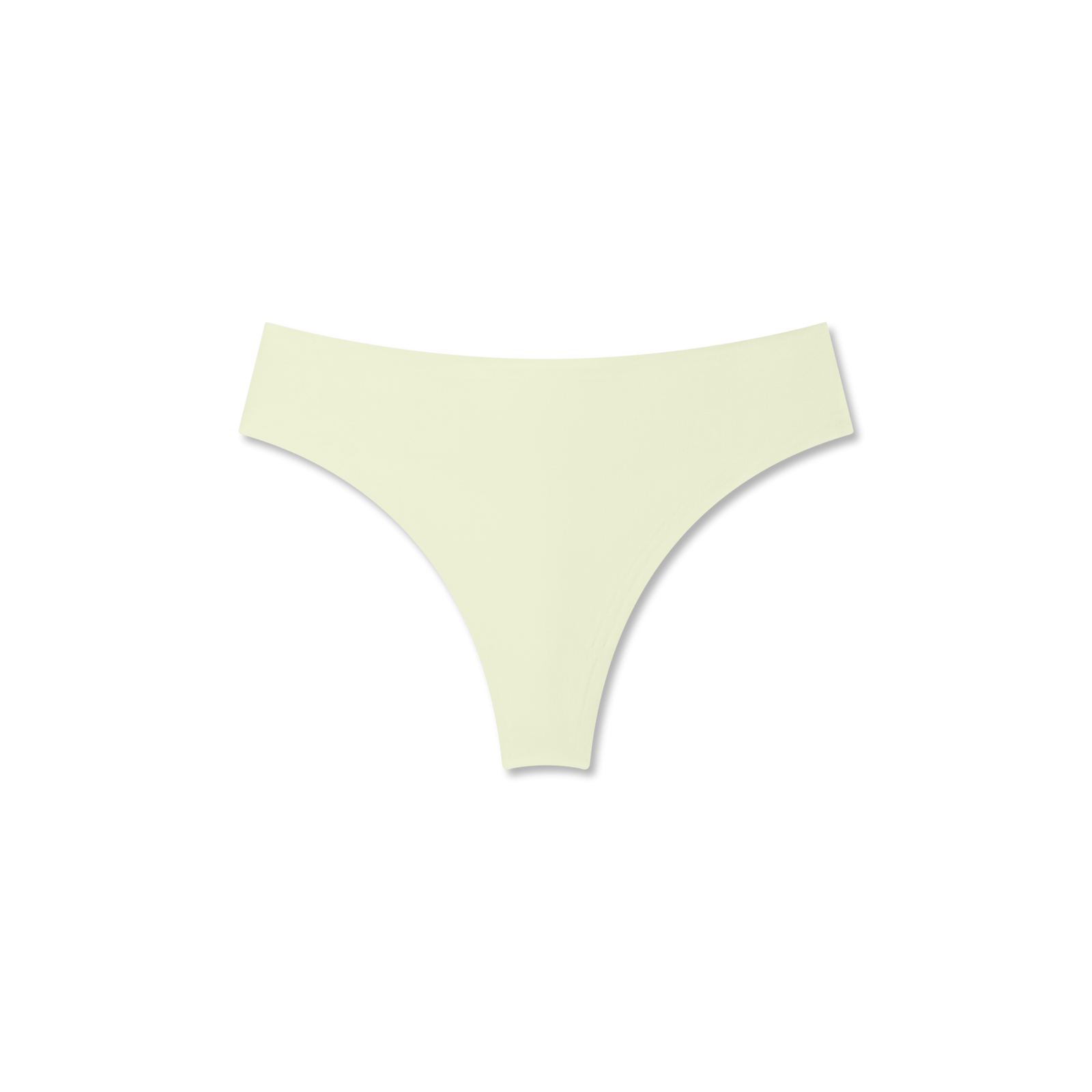 Women's No Show Thong - Light Meringue L [8275]