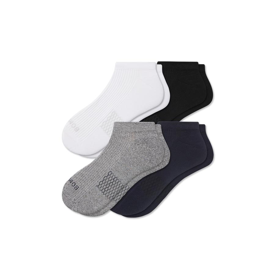 Men's Modern Rib Ankle Sock 4-Pack - Daily Crew Pair