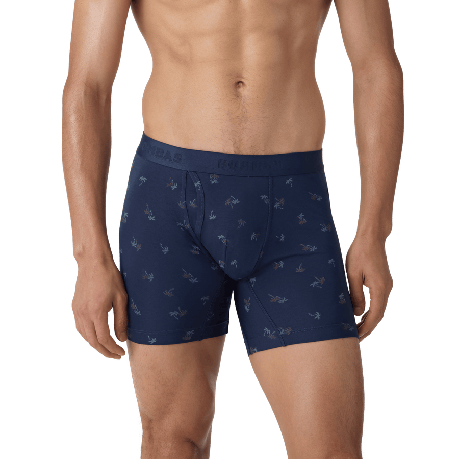 Men's Cotton Modal Blend Boxer Brief 6" - Modern Stretch Ease