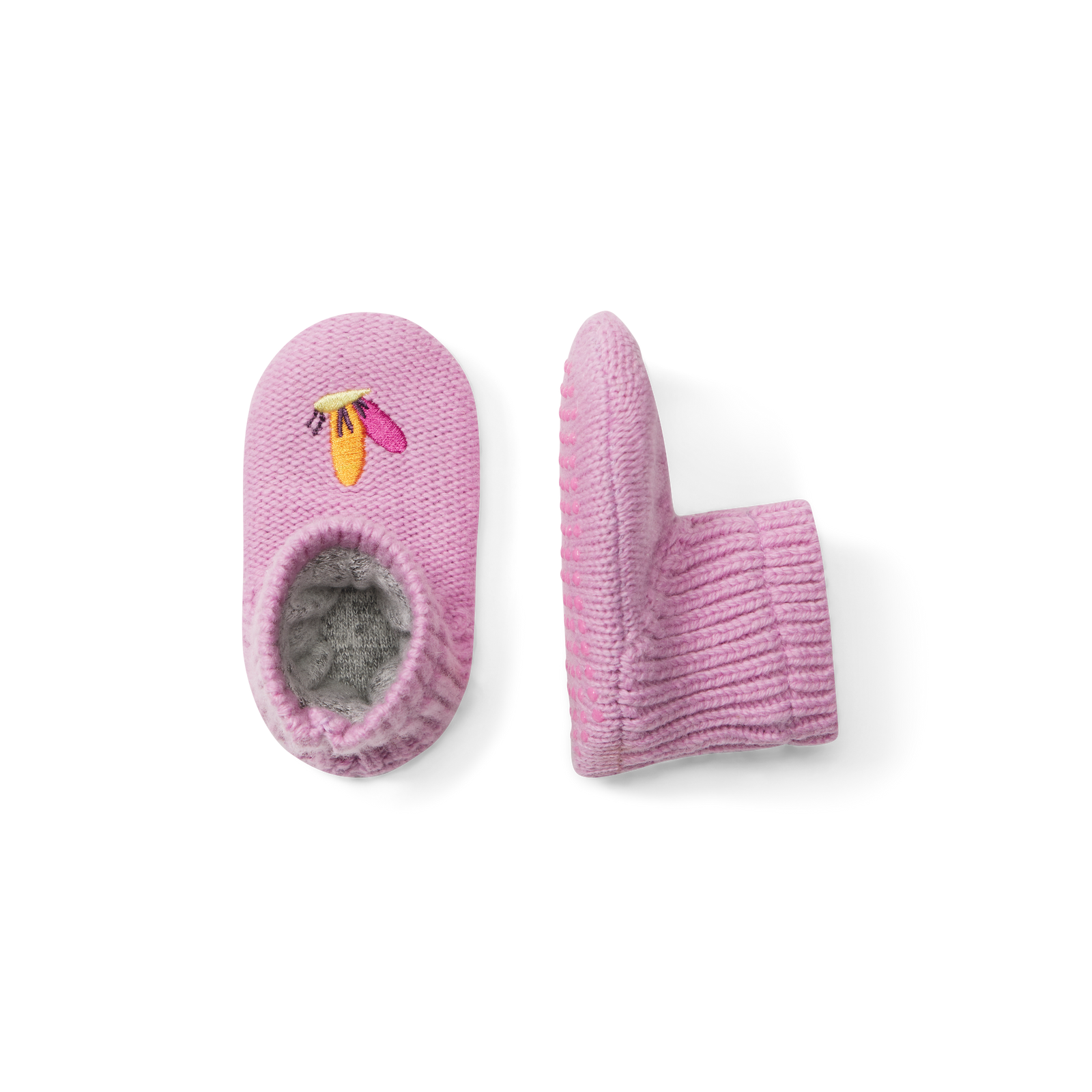 Baby Gripper Slipper - Wildflower L Front + Side [8518]