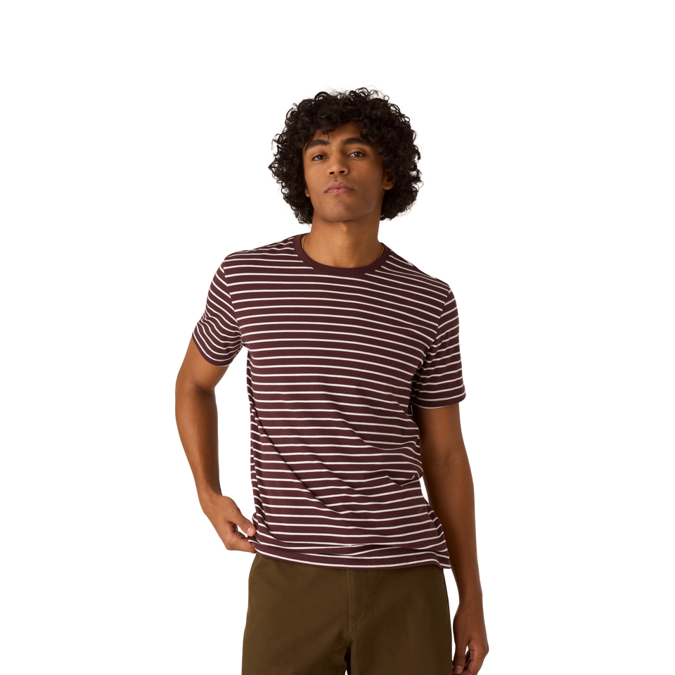 Men's Pima Cotton Crew Neck T-Shirt - all spice MO1 [8525]