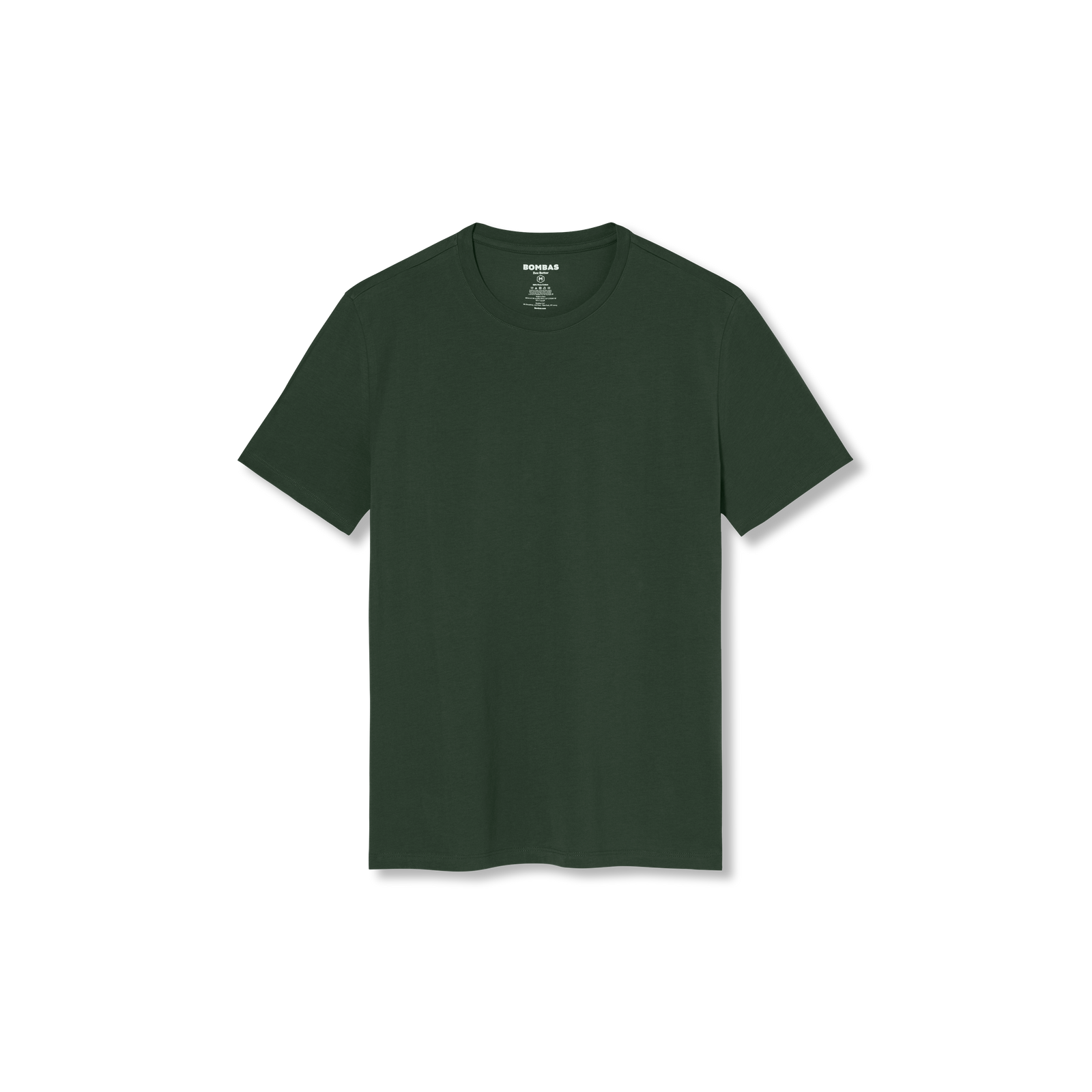Men's Classic Fit Pima Cotton Crew Neck T-Shirt - Dark Elm L [8525]