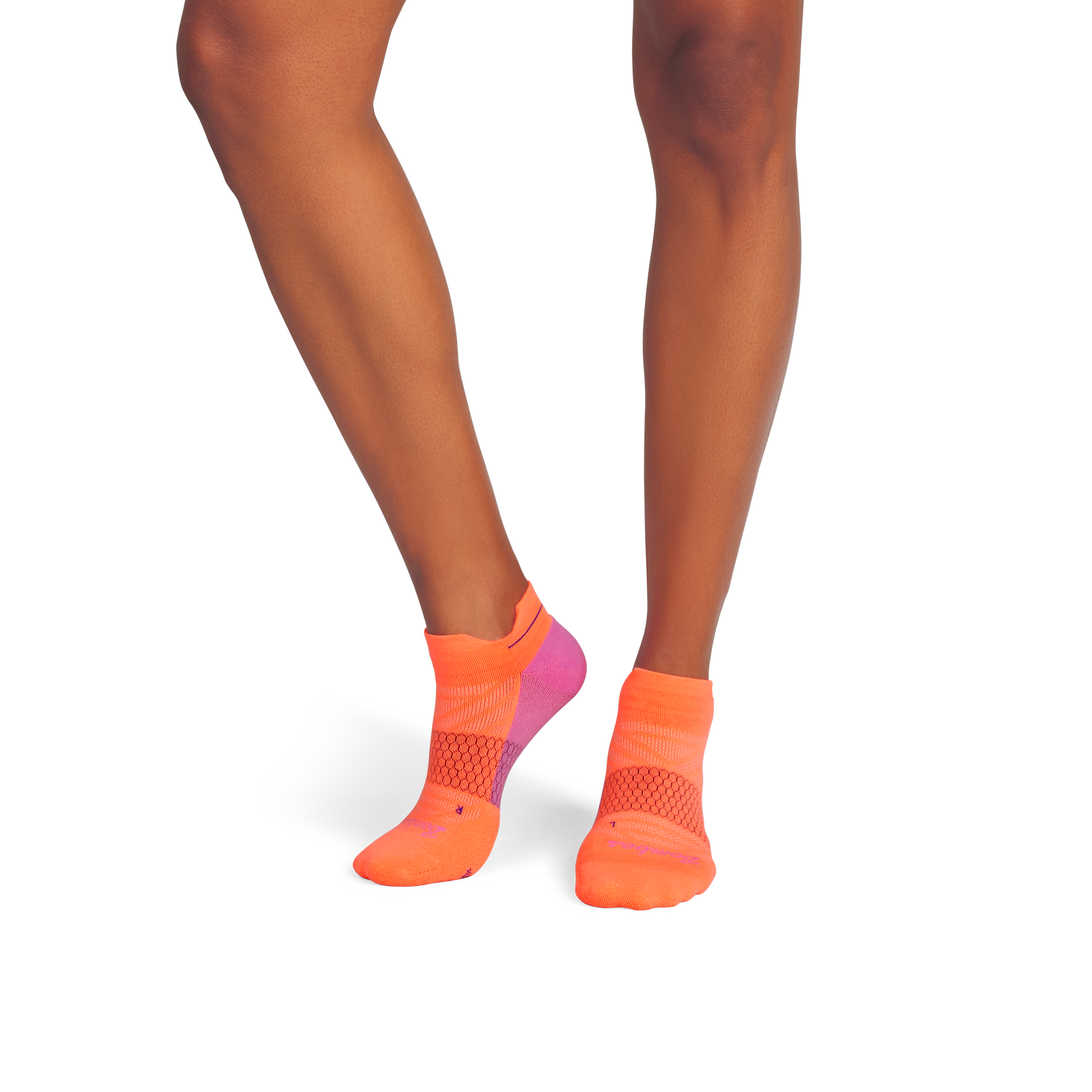 Running Ankle Socks - Neon Peach WO1 [8569]