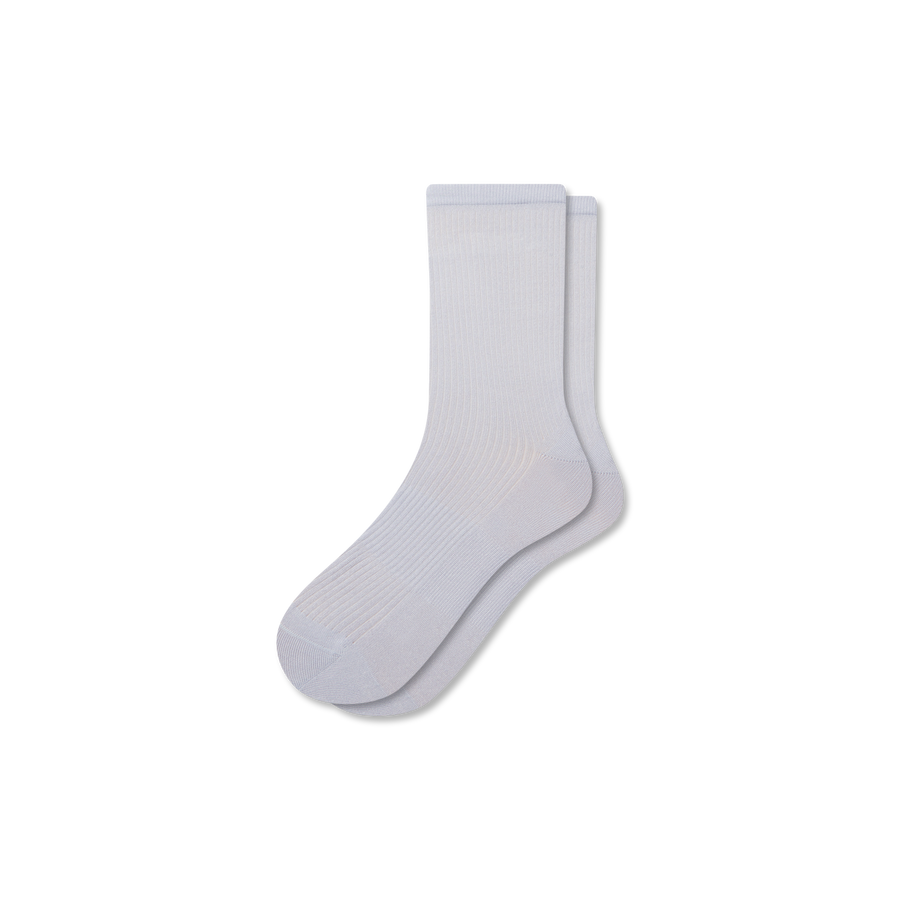 Women's Featherweight Rib Half Calf Socks - Run Ankle Cushion