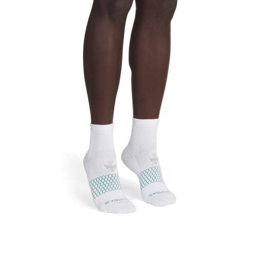 Golf Quarter Socks - White MO1 [8602]