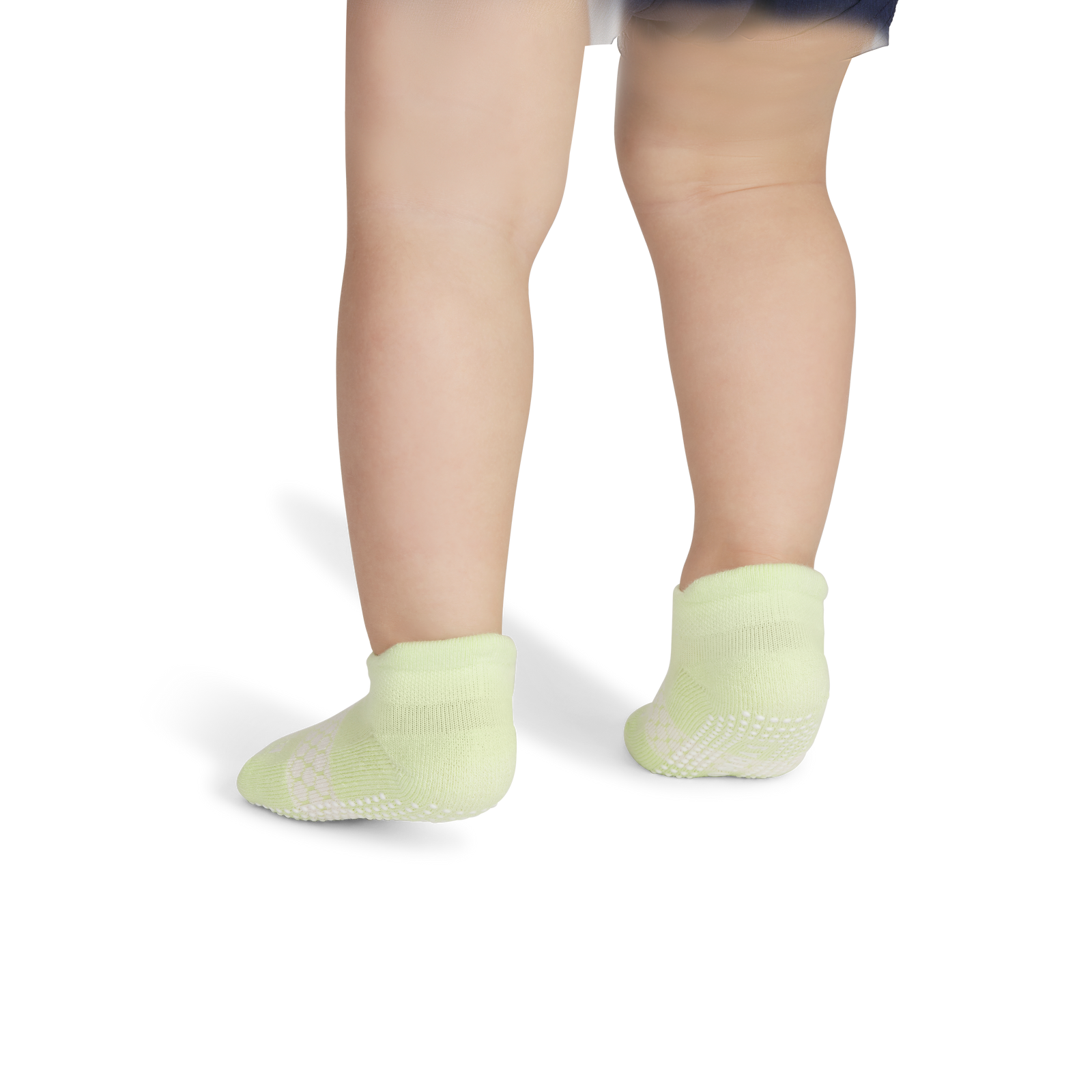 Solids Gripper Ankle Socks - Soft Lime TO1 [8616]