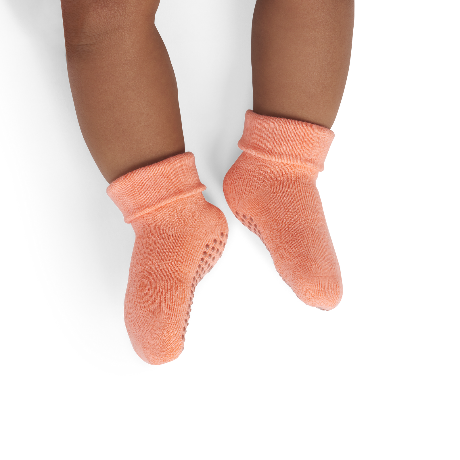 Solids Gripper Socks (6-12 Months) - Guava BO1 [8622]