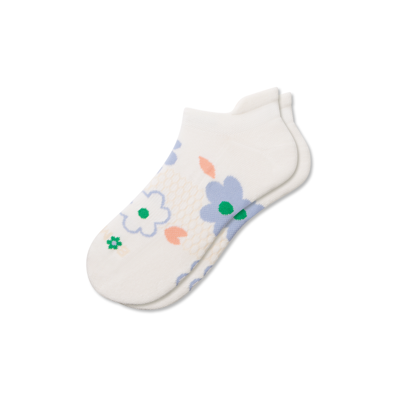 Women's Garden Party Ankle Socks - Soft White L [8635]