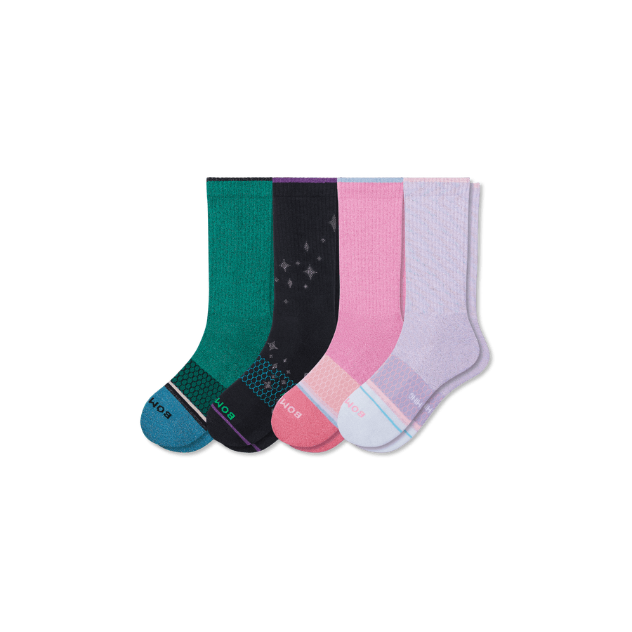 Wicked X Bombas Calf Sock 4-Pack - Classic Trail Wear