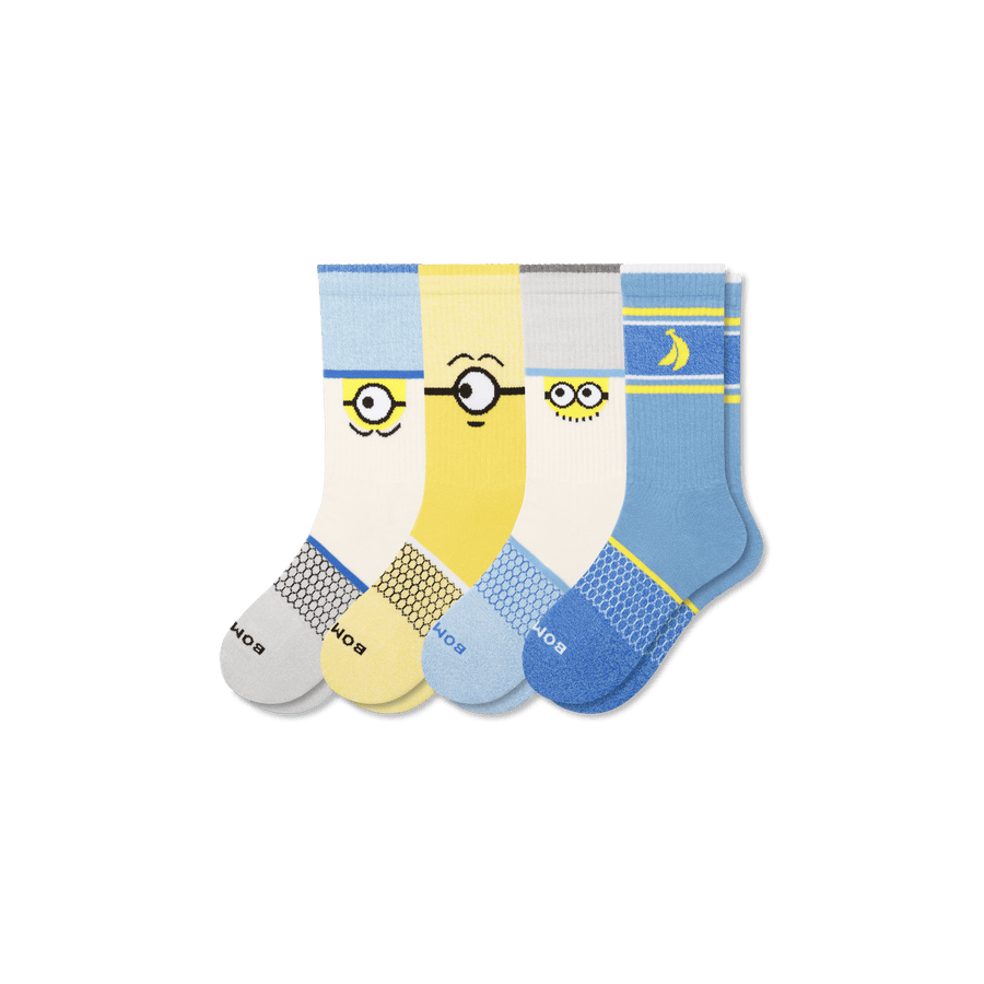 Minions Calf Sock 4-Pack - Cushion Shift Pair