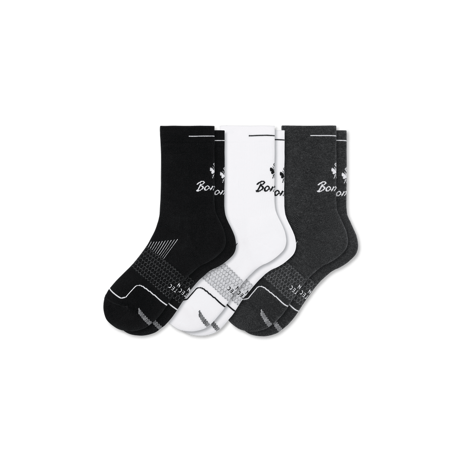 Men's Run Half Calf Sock 3-Pack - Light Ankle Step