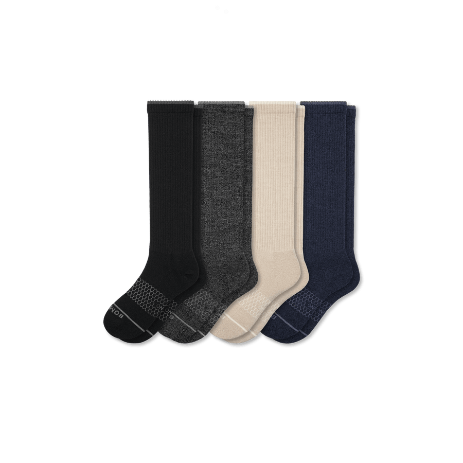 Women's Merino Wool Blend Knee-High Sock 4-Pack - Everyday Move