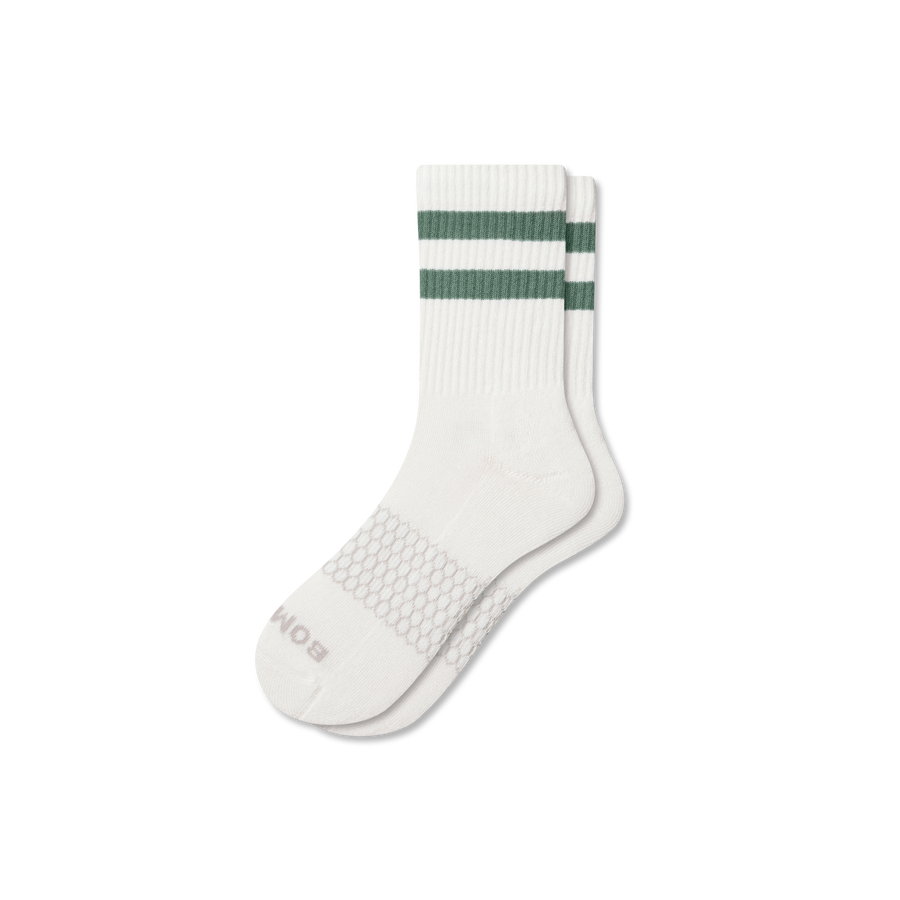 Women's Vintage Stripes Half Calf Socks - Cushion Run Pair