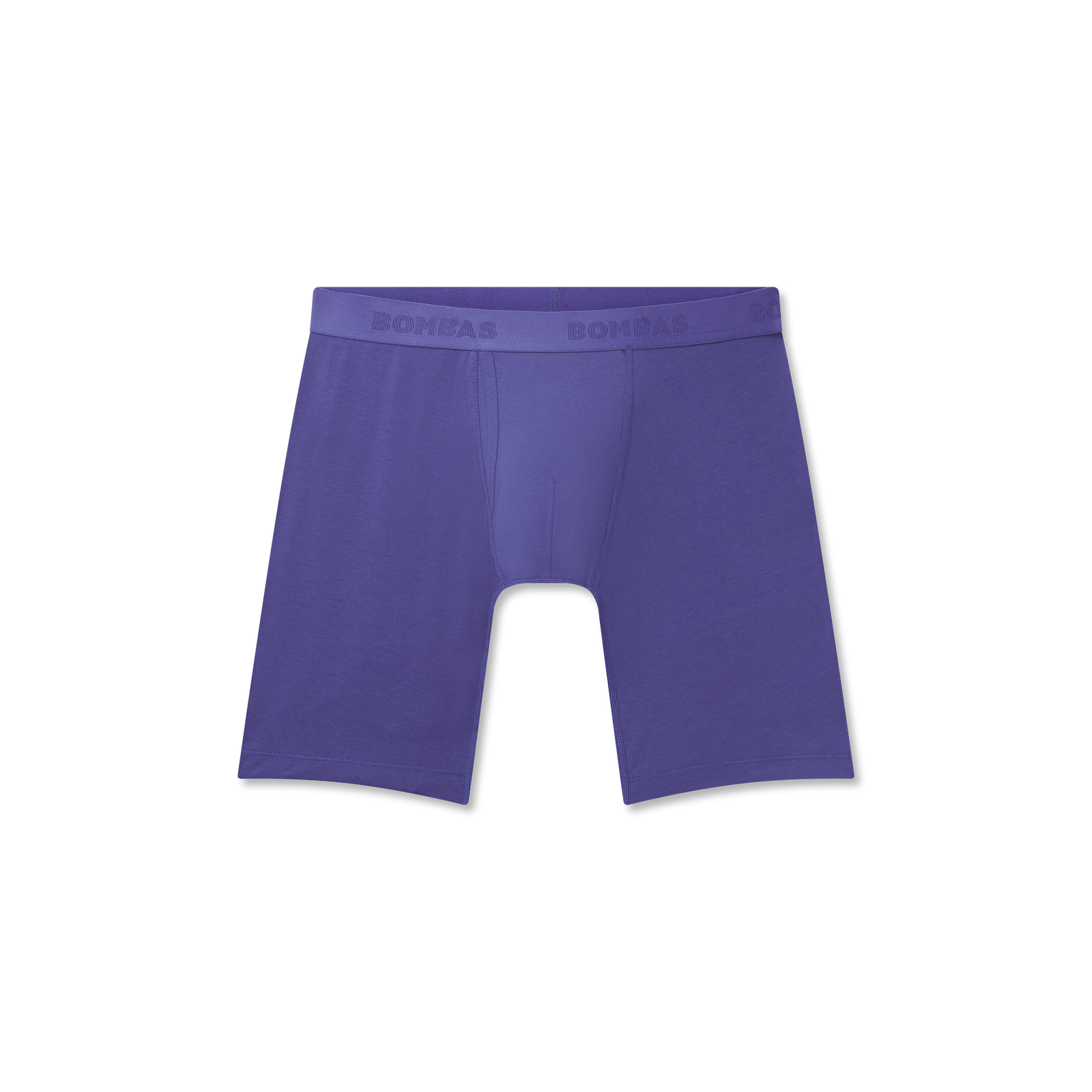 Men's Cotton Modal Blend Long Boxer Brief - Light Indigo L [8969]