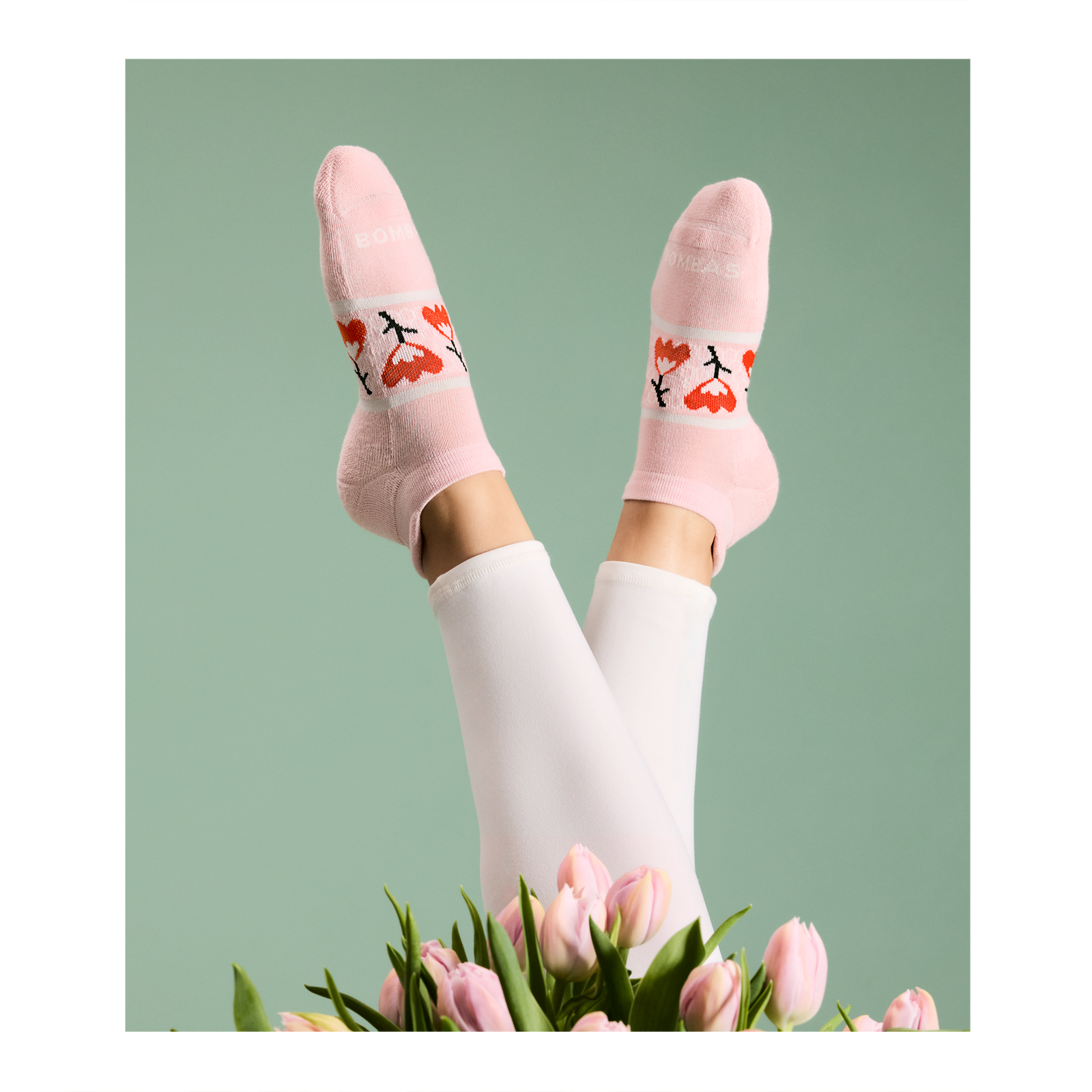 Women's Ankle Socks - pale pink [9169][LIFESTYLE]