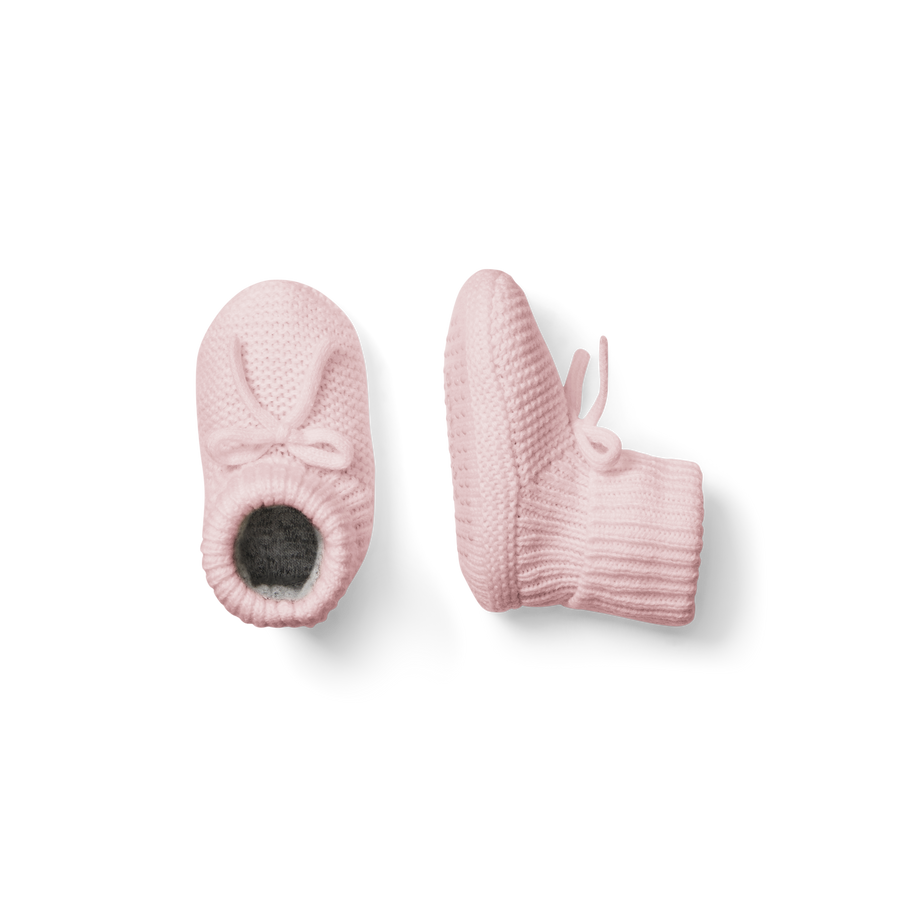Baby Bow Gripper Slipper - Warm Indoor Wear