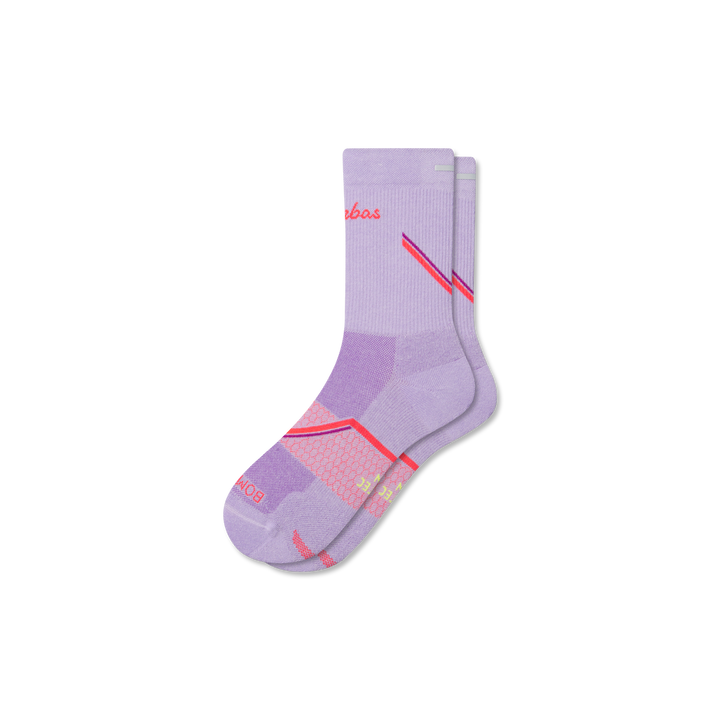 Running Half Calf Socks - soft lavender L [9701]