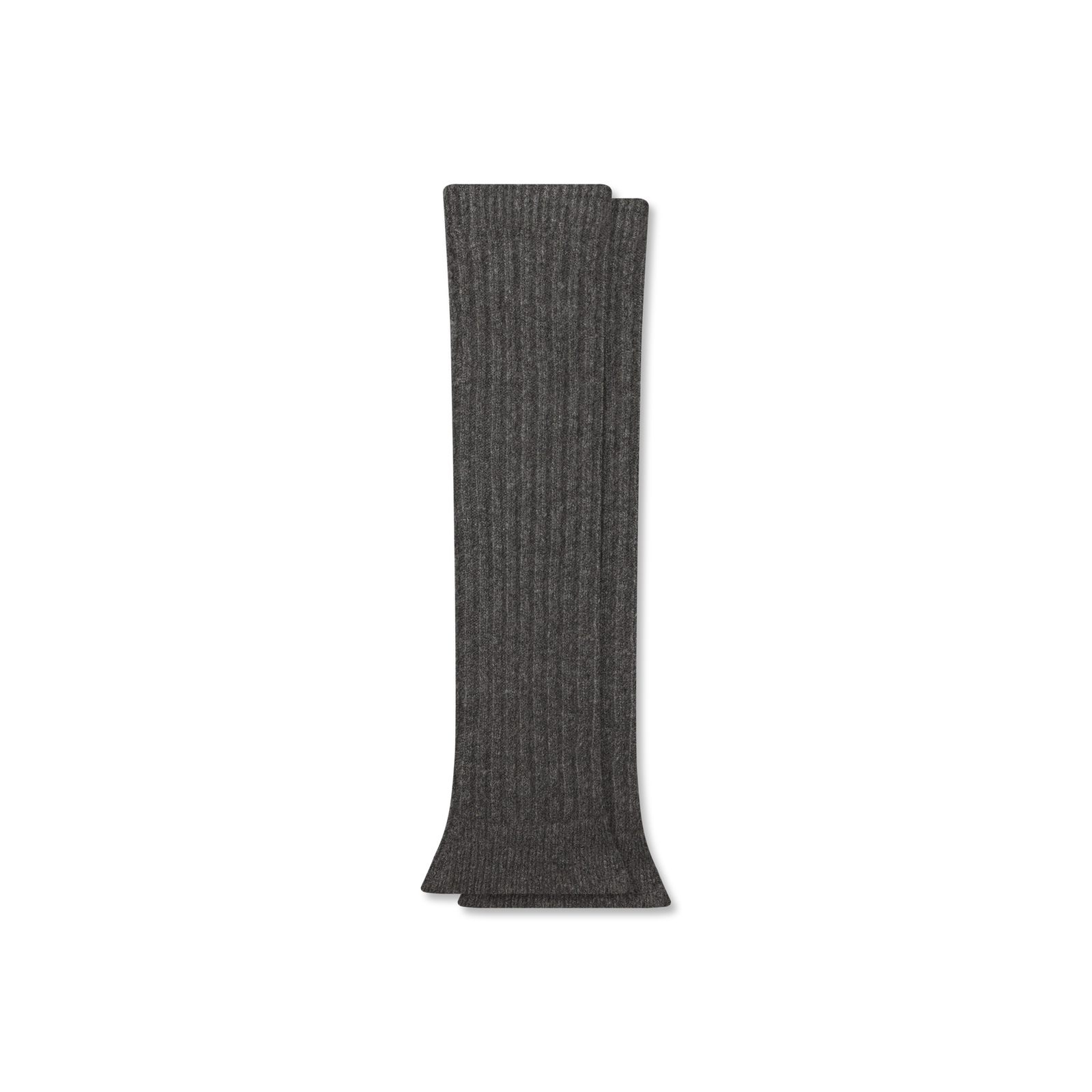 Women’s Ribbed Leg Warmers - Medium Grey Heather L [9736]