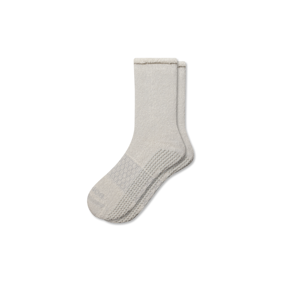 Men’s Roll-Top Merino Blend Gripper House Sock - Soft Step