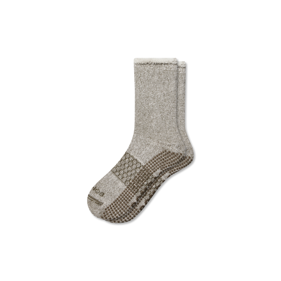 Women’s Roll-Top Merino Blend Gripper House Sock - Steady Court Wear