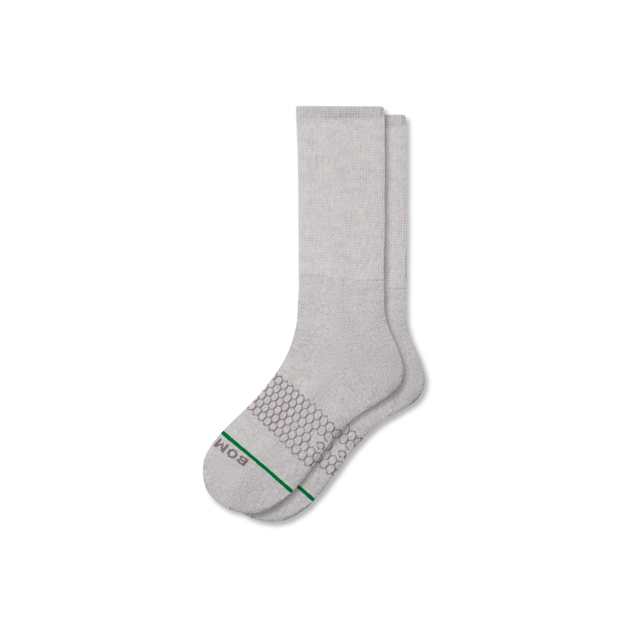 Men's Merino Blend Ultra-Stretch Calf Socks - Daily Run Cushion