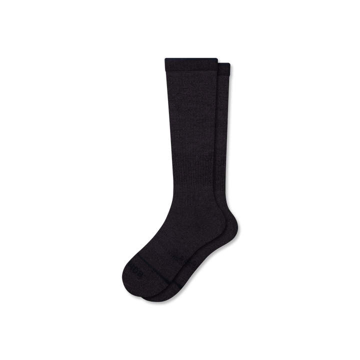 Merino Wool Everyday Compression Socks (15-20mmHg) - night bloom midnight navy L [9821]