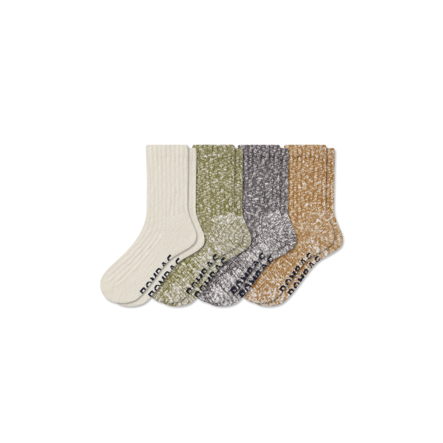 Women's Chunky Ragg Half Calf Sock 4-Pack - Smooth Crew Wear