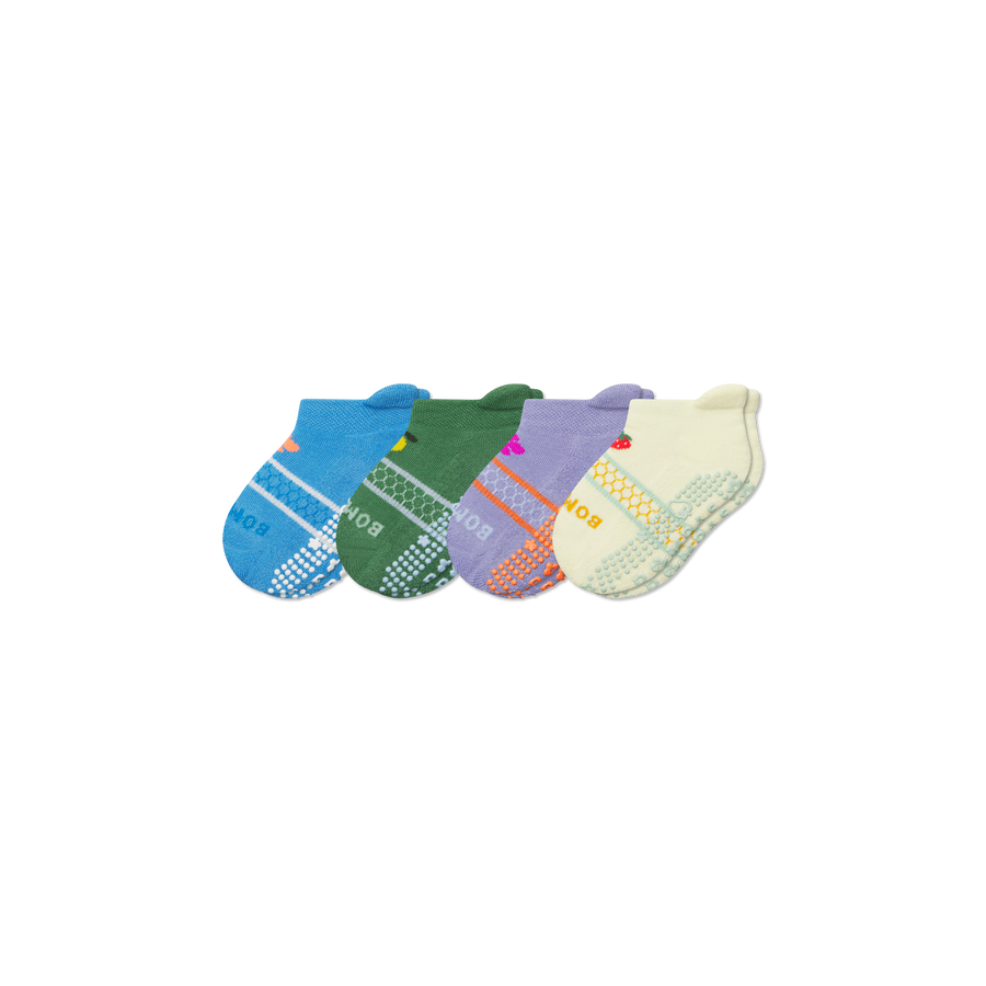 Toddler Garden Party Ankle Sock 4-Pack - Smooth Recovery Pair