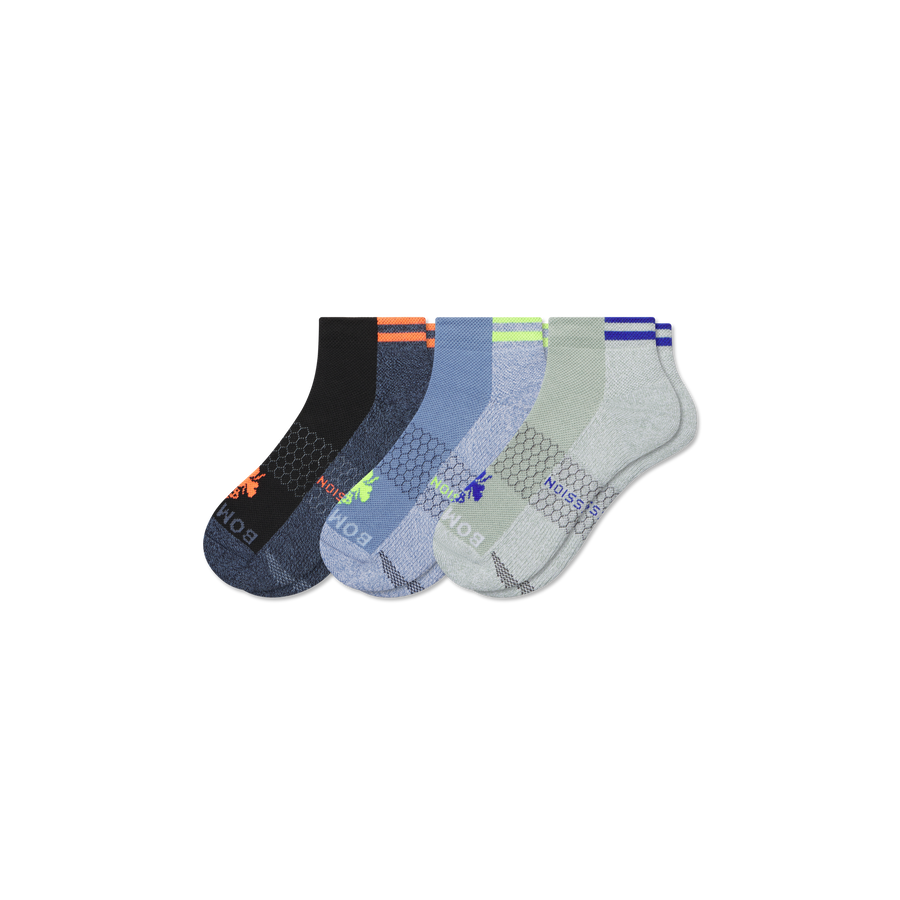 Men's Performance Compression Ankle Sock 3-Pack - Performance Gym Relief