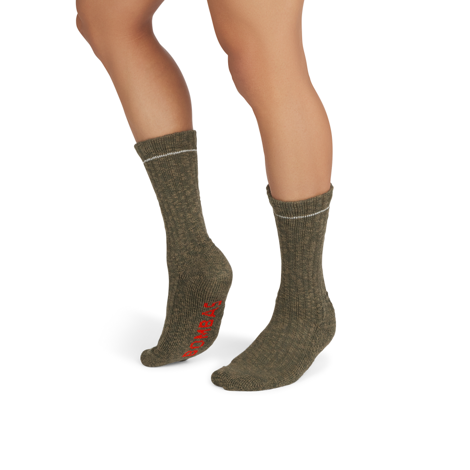 Chunky Ragg Calf Socks - Dark Balsam MO1 [9937]