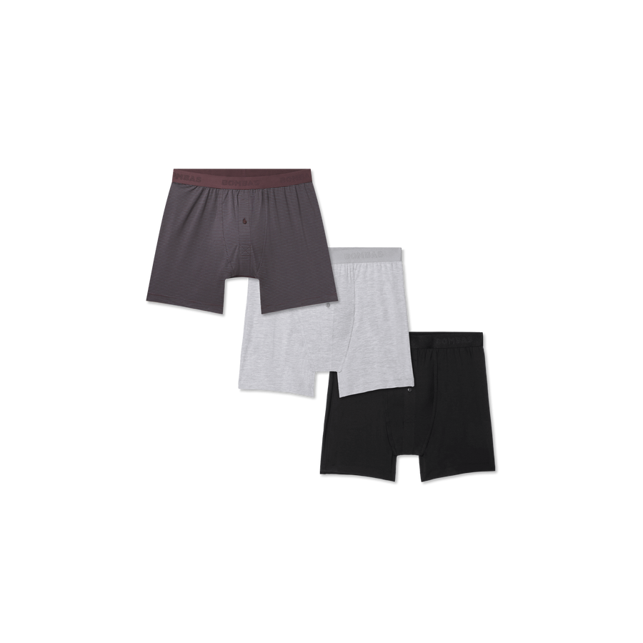 Men's Cotton Modal Blend Boxer 3-Pack - Gentle Everyday Layer