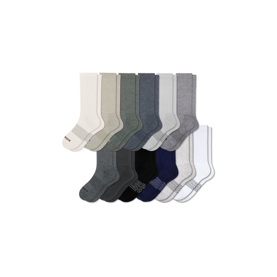 Men's Marl Calf Sock 12-Pack - Outdoor Crew Pair