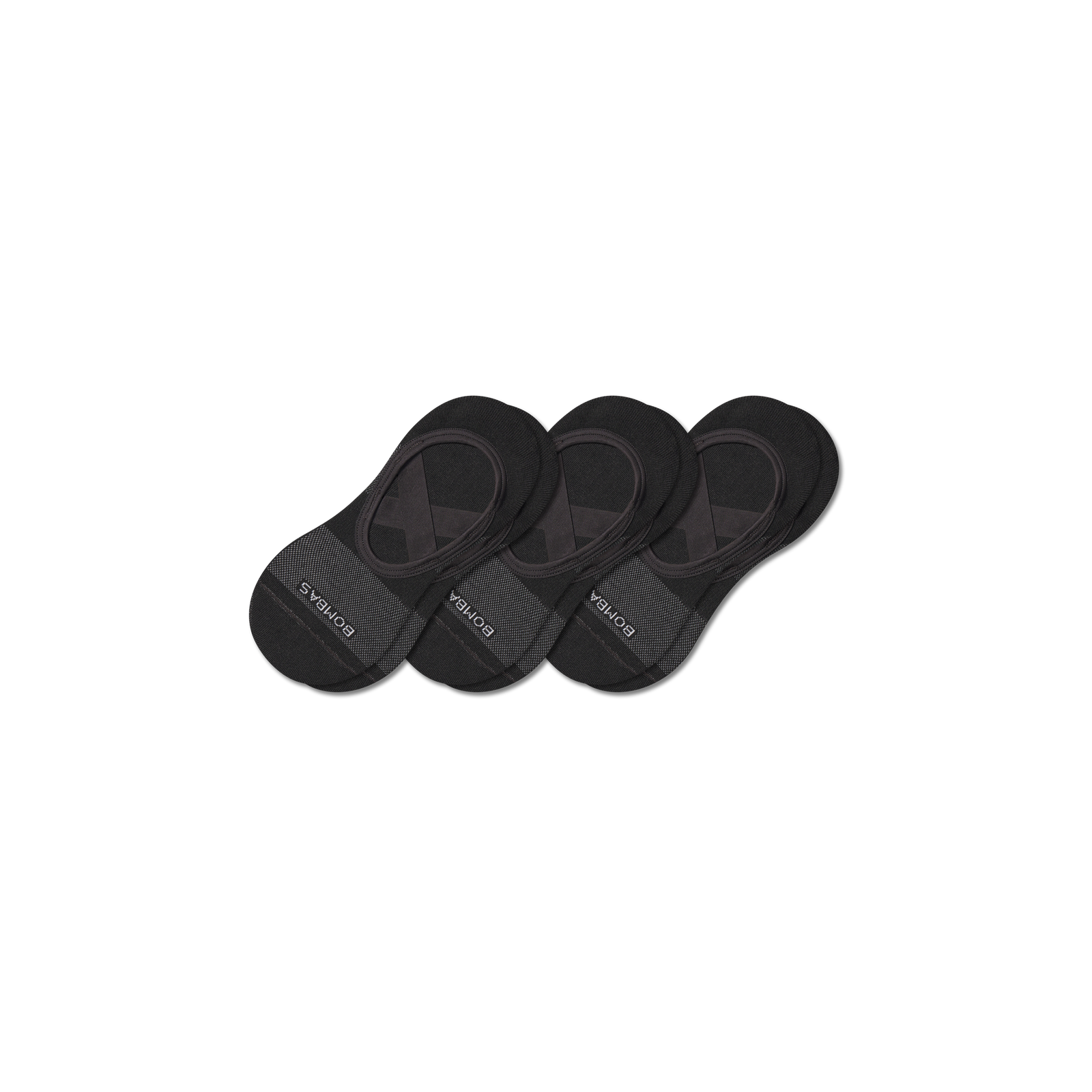 Studio Gripper Ballet No Show Sock 3-Pack - Black L
