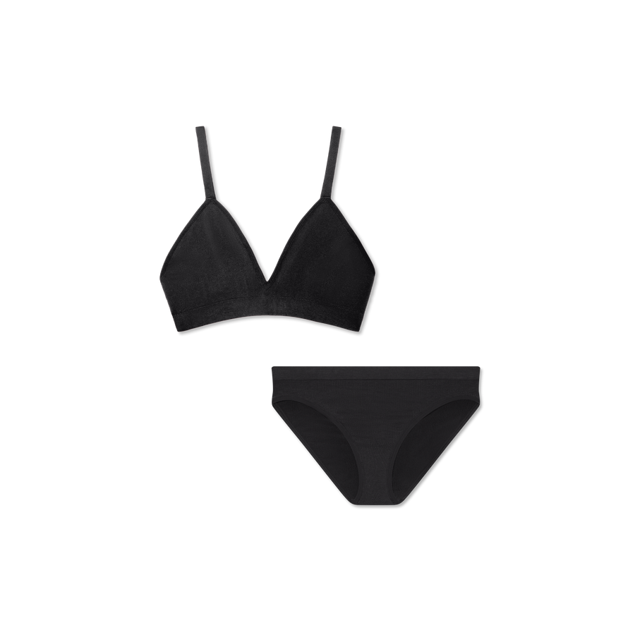 Women's Seamless Triangle Bralette + Bikini Pack - Lounge Studio Hold